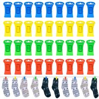 Linghhang - 36 Socken-Clips für Waschmaschine und Trockner, Haken für Wäscheständer. Sehr bequem und schnell mit dem Clip aufzuhängen, zu sortieren Linghhang - 36 Socken-Clips für Waschmaschine und Trockner, Haken für Wäscheständer. Sehr bequem und schnell mit dem Clip aufzuhängen, zu sortieren von LINGHHANG