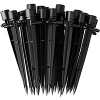 Linghhang - 50 Stück Bewässerungswassertropfer, 8 Löcher, verstellbare Tropfstrahler, Mikrofluss-Tropfbewässerung, 360-Grad-Bewässerungssystem für 4 Linghhang - 50 Stück Bewässerungswassertropfer, 8 Löcher, verstellbare Tropfstrahler, Mikrofluss-Tropfbewässerung, 360-Grad-Bewässerungssystem für 4 von LINGHHANG