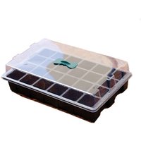 Linghhang - 5er Set Mini-Saatschale Anzuchtschale Gewächshaus Setzlingschale 24 Löcher Saatschale mit Deckel zur Aussaat und Keimung Linghhang - 5er Set Mini-Saatschale Anzuchtschale Gewächshaus Setzlingschale 24 Löcher Saatschale mit Deckel zur Aussaat und Keimung von LINGHHANG