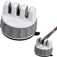 Linghhang - Manueller Messerschärfer, Messerschärfer mit Saugnapf, professioneller 3-stufiger Küchenmesserschärfer zum Reparieren und Restaurieren von LINGHHANG