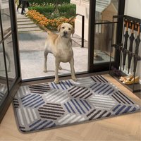 Linghhang - Super saugfähige Fußmatte für den Innenbereich für die Haustür, 50,8 x 81,3 cm, waschbares und rutschfestes Design, langlebig, sehr von LINGHHANG