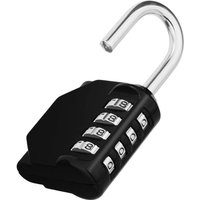 Vorhängeschloss mit 4-stelligem Code, Code-Vorhängeschloss für Sport, College, Schulschließfächer, Vorhängeschloss mit Außencode für Tor, von LINGHHANG