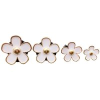 Weiß, 1,8 / 2,3 / 3 / 3,3 cm) Gänseblümchen, actoys 8 Gänseblümchen-Blumen-Lüftungsclips-Dekoration, Auto-Innenausstattung für Damen, verströmt einen von LINGHHANG