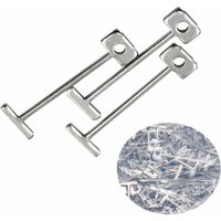 Ccykxa Tiler Cross 200 Stück 1,5 mm Stahl-Ersatzstifte für Fliesen- und Bodennivellierungssysteme, austauschbare und wiederverwendbare Stifte für von LINGHHANG