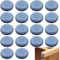 Möbelgleiter Teflon Selbstklebende Möbelgleiter - Möbelgleiter für Stuhl, Tisch, Sessel, 25 mm runde Gleiter, selbstklebende Möbelgleiter von LINGHHANG