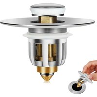 Pop-Up Waschbecken Abfluss Becken Abtropffläche Messing Filter Core Anti-blocking Stecker Universal Durchmesser von LINGHHANG