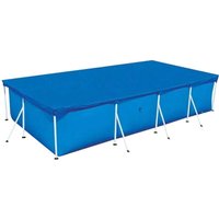 Rechteckige Poolabdeckung für Rohrpools, rechteckige Schwimmbadabdeckung, Luftpolsterabdeckung für Rohrpools, Regenabdeckung – Blau (400 x 210 cm) von LINGHHANG