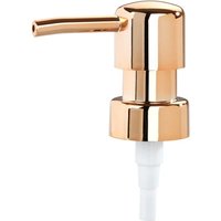 Linghhang - Rose Gold) Ersatz-Pumpenkopf für runden schwarzen Seifenspender, Ersatz-Seifenpumpe für Seifenspender, aus Kunststoff, für ø 28 mm Gewinde von LINGHHANG