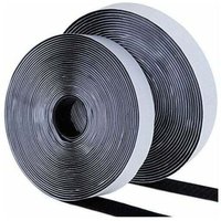 Linghhang - Ruban Auto-Adhésif Scratch Klettband für Rahmenmontage, 20 mm x 25 m – Noir von LINGHHANG