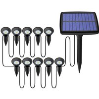 Linghhang - Solar Beacon - 10er-Pack LED-Solarleuchten für den Außenbereich von LINGHHANG