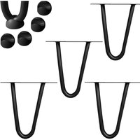 Linghhang - Tischbeine 4er Set Haarnadel Tischbeine Tischgestellgleiter Tischbeine Esstisch Haarnadeln Tischbein 2 Pfosten Schwarz - 10cm Linghhang - Tischbeine 4er Set Haarnadel Tischbeine Tischgestellgleiter Tischbeine Esstisch Haarnadeln Tischbein 2 Pfosten Schwarz - 10cm von LINGHHANG