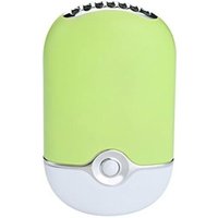 Linghhang - Tragbarer Haartrockner – grün, Li-Ionen-Akku, Mini-Desktop-Einbauventilator, wiederaufladbarer USB-Klimaanlagenventilator von LINGHHANG