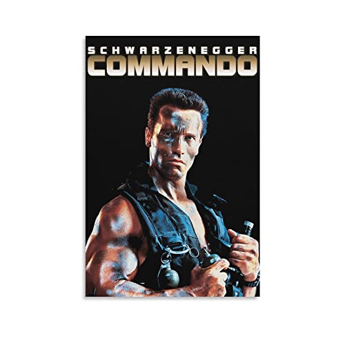 Commando Classic Movie Poster Picture Print Wall Art Poster Painting Canvas Poster Artworks Room Aesthetic 24x36inch(60x90cm) von LINGJING