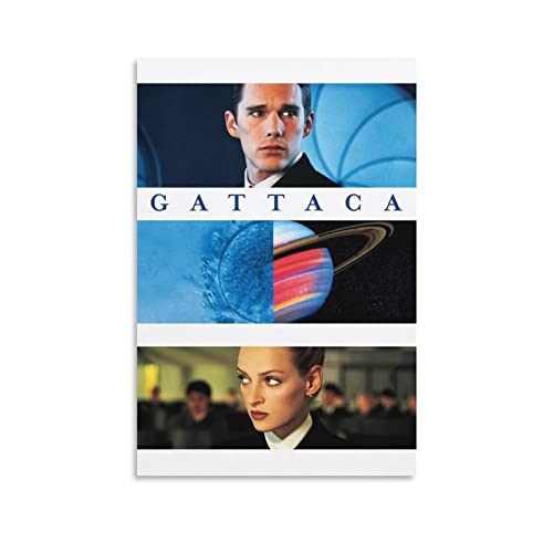 Gattaca Klassisches Filmposter auf Leinwand, Kunstdruck und Wandkunstdruck, moderne Familiendekoration, 30 x 45 cm von LINGJING