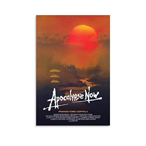 LINGJING Apocalypse Now Klassisches Filmposter, Wandkunst, Poster, Schriftrolle auf Leinwand, Malerei, Bild, Wohnzimmerdekoration, Zuhause, 50 x 75 cm von LINGJING