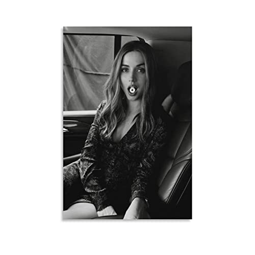 LINGJING Die Schauspielerin Ana de Armas Poster (51) Gemälde auf Leinwand, Wandkunst, Poster, Scrollbild, Druck, Wanddekoration, Heimposter, 50 x 75 cm von LINGJING