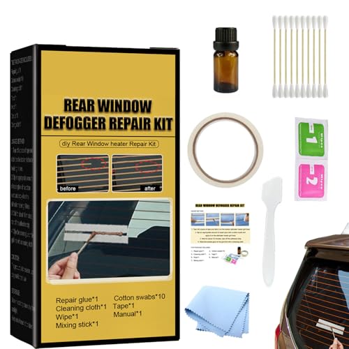 Auto Defogger Reparatursatz, Leitfähiges Reparaturset Für Auto-Heckscheibenheizung DIY Schnellreparatur,Auto Heckscheibenheizung Defroster Reparatur Repariert Zerkratzte Gebrochene Defroster von LINGJIONG