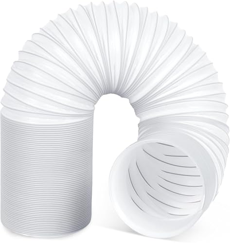 LINGKY Abluftschlauch Weiß Ø150mm Länge 2m Flexibel PVC Schlauch für Klimaanlagen Wäschetrockner Abzugshaube Mobile Klimaanlage von LINGKY