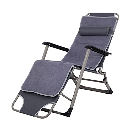 Klappbarer Zero Gravity Stuhl, Strandstuhl, Sonnenliege, Liegestuhl für Terrasse, Garten, Camping, maximale Belastung 300 kg von LINGZE