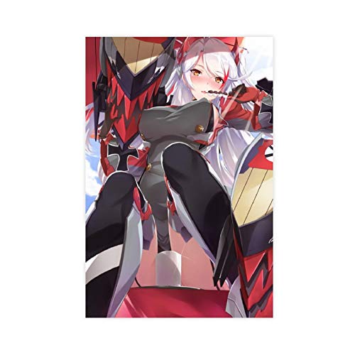 Anime Azur Lane 29 Leinwand-Poster, Schlafzimmer, Dekoration, Sportlandschaft, Büro, Raumdekoration, Geschenk, 50 x 75 cm, ohne Rahmen von LINHUANG