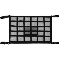 (30 Gitter, 70 x 50 cm) Autodach-Aufbewahrungsnetz, Auto-Organizer-Tasche, universelle elastische Netztasche für den Autodach-Innenraum, für die von LINJOU