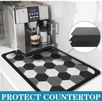 (40 × 30 cm) Besteck-Abtropfmatte, super saugfähige Küchen-Abtropfmatte, saugfähige Besteck-Abtropfmatte, Kaffeekannenmatte, geeignet für Barbesteck von LINJOU