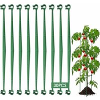 (Grün) 30er-Pack Tomatenkäfig-Stützarme Pflanzenstützen Gartenpfähle von LINJOU