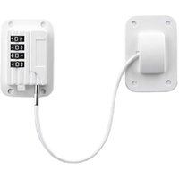 1 Set Kühlschrank-Sicherheitsschlösser mit 4-stelligem Code, Kühlschrank-Kombinationsschlösser, Kindersicherungen für Schränke, Vitrinen und 1 Set Kühlschrank-Sicherheitsschlösser mit 4-stelligem Code, Kühlschrank-Kombinationsschlösser, Kindersicherungen für Schränke, Vitrinen und von LINJOU