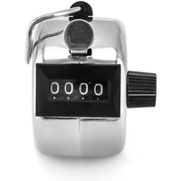 1 Stück vierstelliger Handzähler aus Metall, handgehaltener mechanischer digitaler Klickerzähler für Sportstadien, Trainer, Schiedsrichter, von LINJOU