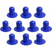 10 Stück erweiterte Poolkappen, Bestway Lay Z Spa Filterpumpenkappe, Ersatzfilter für Lay Z Spa, kompatibel mit Pool (blau, erweitert) von LINJOU