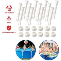 12 Stück Kunststoffstift, Pool-Ersatzteile, Kunststoff-Poolstift, für die meisten Rahmenpools – rechteckiges/rundes Pool von LINJOU