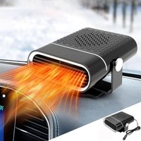 150 W Auto-Windschutzscheiben-Defogger, 12 V 2-in-1-Heizlüfter, tragbarer Auto-Heizlüfter, tragbarer Auto-Heizlüfter, Auto-Heizlüfter-Defroster mit 150 W Auto-Windschutzscheiben-Defogger, 12 V 2-in-1-Heizlüfter, tragbarer Auto-Heizlüfter, tragbarer Auto-Heizlüfter, Auto-Heizlüfter-Defroster mit von LINJOU