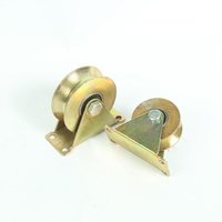 2 Stück bunte V-förmige Rillenräder, Schiebetürrollen, verwendet für Schiebetüren, mechanische Wagen und mobile Werkbänke 32 × 57 × 40 mm von LINJOU