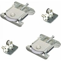 2 stück Schiebetür Räder Führungen Kugellager Rutsche Teile Nylon Schrank Tür Rad Set von LINJOU