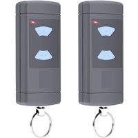 2 x 868,3 MHz Handsender für Garagentore, HSE2-868, HSM4-868, HS4-868, 2-Tasten-Funkfernbedienung für Rolltor von LINJOU