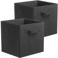 2er-Pack faltbare Aufbewahrungsboxen aus Stoff und Schubladen-Organizer für Schrank und Spielzeug, multifunktionale Aufbewahrungsbox im von LINJOU