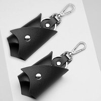 2er Set Kreative Autoschlüsselhüllen, Schlüsseletui in Fledermausform, Schlüsseletui aus PU-Leder, personalisiertes Schlüsseletui, passend für von LINJOU