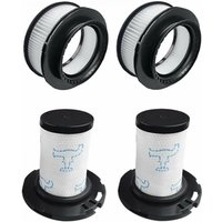 4 Filter-Kits für Rowenta-Staubsauger – (Ersatzfilter nach Motor ZR009008 und Schaumabscheiderfilter ZR009007) von LINJOU