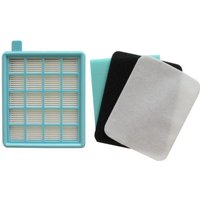 4 Filter kompatibel mit Philips Power Pro Aktiv-/Kompaktstaubsaugern, Alternative zum Philips FC8470 FC8471 FC8515 FC8516 Ersatzset von LINJOU