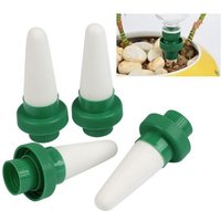 4 Stück Automatischer Pflanzenbewässerungsspender, Keramik-Kegelkopf, Pflanzenausgießer, Tropfbewässerung für Garten, Zimmerpflanzen, Blumen 4 Stück Automatischer Pflanzenbewässerungsspender, Keramik-Kegelkopf, Pflanzenausgießer, Tropfbewässerung für Garten, Zimmerpflanzen, Blumen von LINJOU