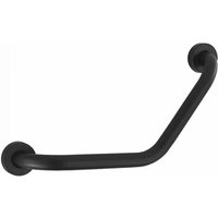 44 cm gebogener Sicherheitshaltegriff für Badezimmerdusche aus schwarzem 304 Edelstahl von LINJOU