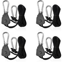 4Pcs Einstellbare Ratsche Seile mit Haken 1/8 Segel Ratsche Seil Spanner von LINJOU