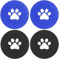 4er-Pack Universal-Untersetzer für Getränkehalter im Auto, rutschfestes Silikon-PVC, dickes PVC-Auto-Untersetzer, Universal-Untersetzer für von LINJOU