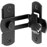 90-Grad-Winkel-Türschloss aus Edelstahl, Sicherheitsschloss für Türen, Fenster, Weinschränke, Gärten, schwarz 90-Grad-Winkel-Türschloss aus Edelstahl, Sicherheitsschloss für Türen, Fenster, Weinschränke, Gärten, schwarz von LINJOU