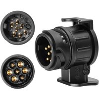 Anhängeradapter 13-polig auf 7-polig. 13-poliger Stecker. Geeignet für Autoanhänger, Traktoren, Wohnwagen, Fahrradträger. Anhängeradapter 13-polig auf 7-polig. 13-poliger Stecker. Geeignet für Autoanhänger, Traktoren, Wohnwagen, Fahrradträger. von LINJOU