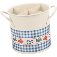 Aufbewahrungsbox Löffelablauf Aufbewahrungsbox Löffel- und Gabelhalter Retro Dekogeschirr Essstäbchenbecken Retro Dekogitter Essstäbchenhalter von LINJOU