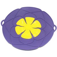 Auflaufform aus lösemittelbeschichtetem Silikon, mikrowellengeeignet, Deckel, ohne Dekoration, kratzfest, lila, 28 cm von LINJOU