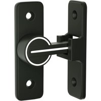 Beleuchteter Schiebetürriegel für Innentüren, 90°-Winkelhaken-Türriegel, Diebstahlsicherung, geeignet für Türen und Fenster Beleuchteter Schiebetürriegel für Innentüren, 90°-Winkelhaken-Türriegel, Diebstahlsicherung, geeignet für Türen und Fenster von LINJOU