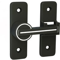 Beleuchteter Schiebetürriegel für den Innenbereich, um 180° drehbarer Türriegel, Diebstahlsicherung für Türen und Fenster (180 Grad) von LINJOU