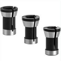 Fräser-Adapterkopf, Graviermaschinen-Adapterfutter, passend für elektrischen Holzschneider-Fräser-Futterhalter (6 mm, 6,35 mm, 8 mm) von LINJOU